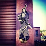 santa fe streetart, pasteup, new mexico